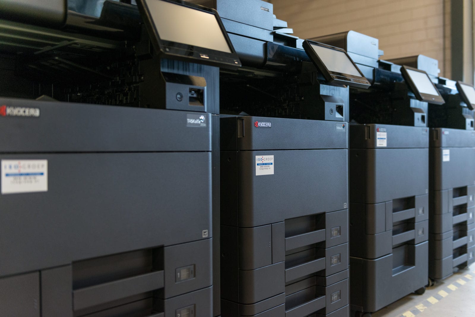 Printers Kyocera leverancier Haaften Veenendaal ISO Groep