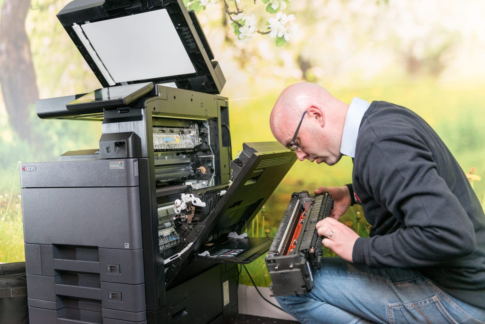 Storingen in de printer oplossen technische dienst van ISO Groep