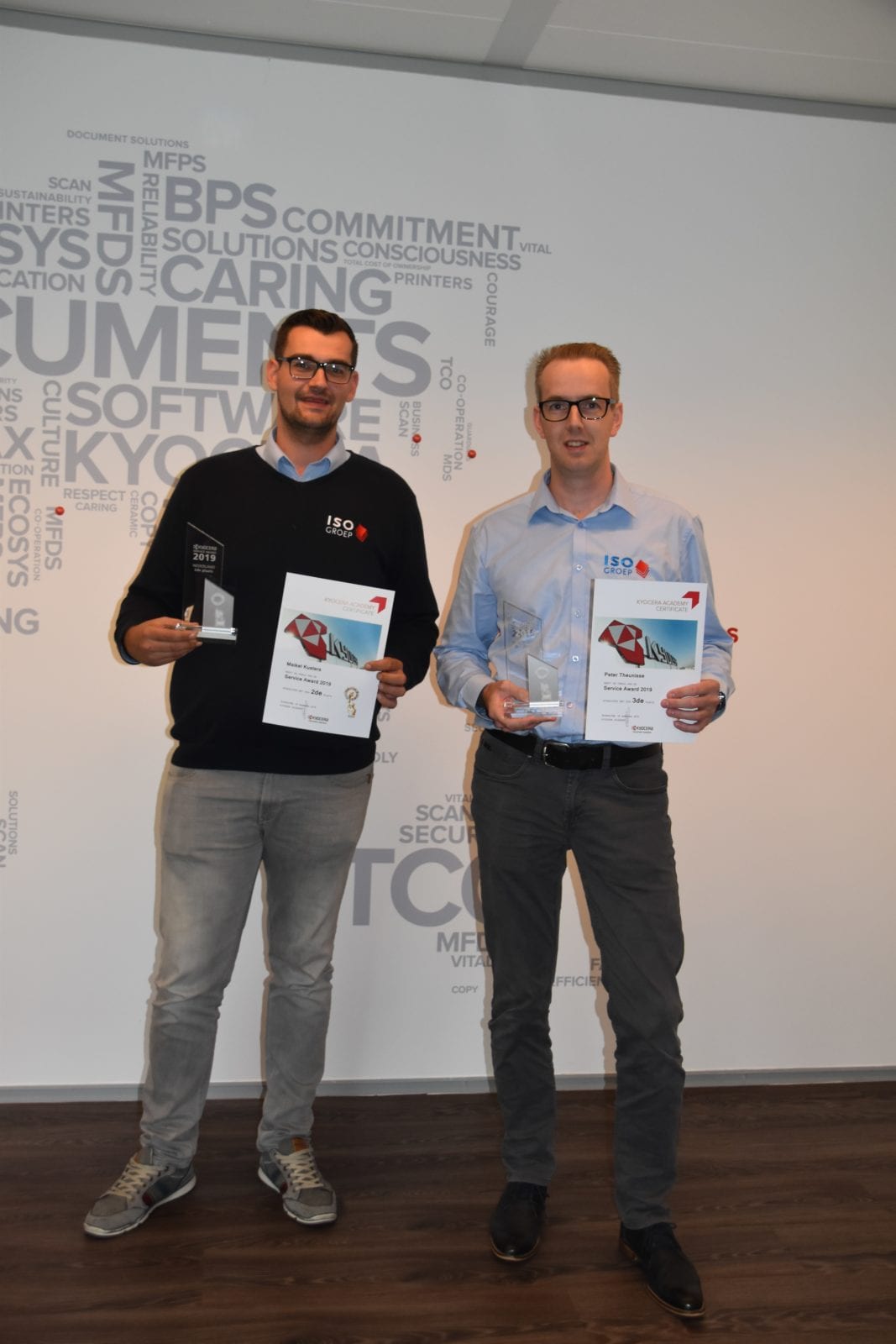 ISO Groep wint Kyocera service award