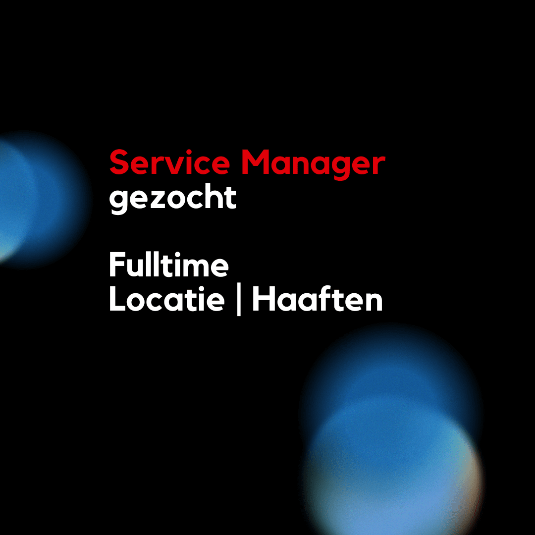 Vacature Service Manager Haaften
